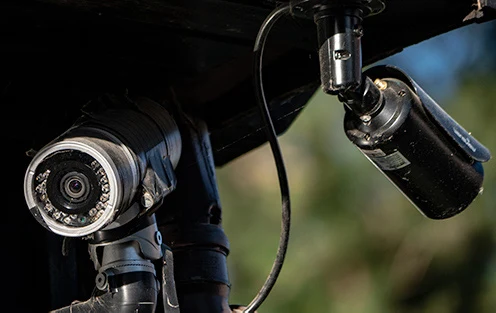 Videoüberwachung Kamera montiert