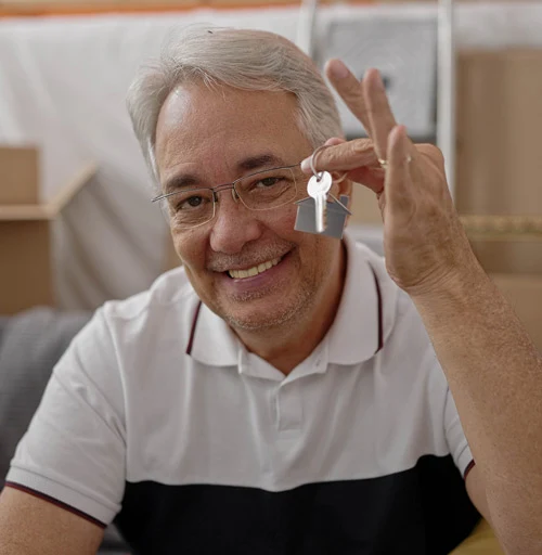 Mitarbeiter Frank von Schlüsseldienst