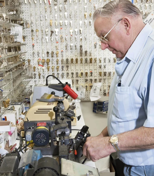 Schlüssel wird in Werkstadt erstellt